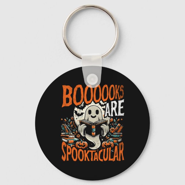 Chaveiro Shirt Book de Halloween - Fantasma Design de Lover (Frente)