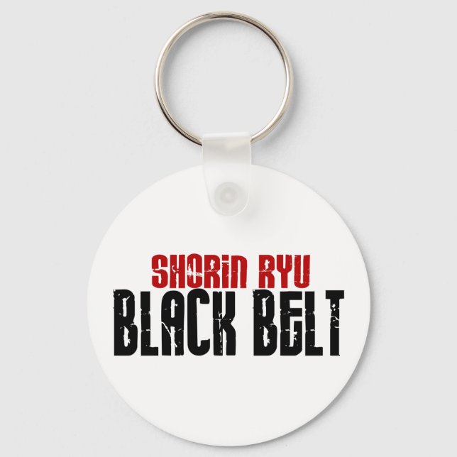Chaveiro Shorin Ryu Black Belt Karate (Frente)