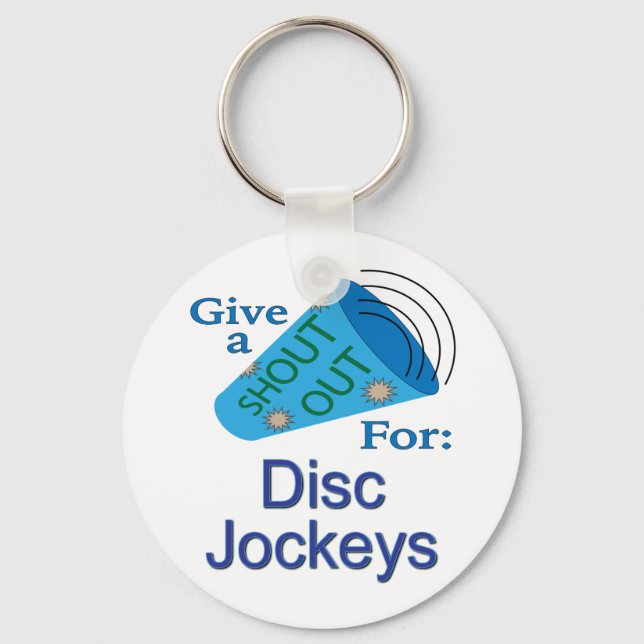 Chaveiro Shout for Disk Jockeys (Frente)