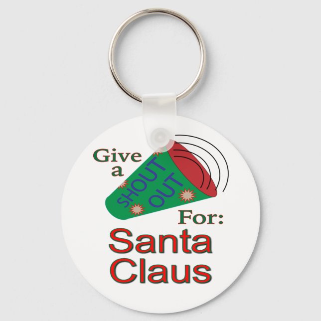 Chaveiro Shout Out for Papai Noel (Frente)