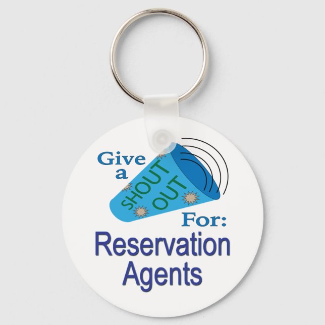 Chaveiro Shout Out para agentes de reserva (Frente)