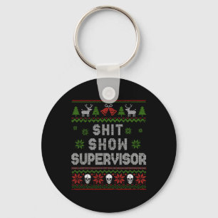 Chaveiro -show Supervisor Natal Sweater Engraçado Ugly Xmas