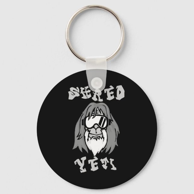 Chaveiro Shred Yeti - Diversão Yeti Bigfoot Sasquatch Snowb (Frente)