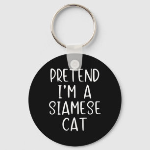 Chaveiro Siamês Cat Costume Halloween Lpreguiçoso