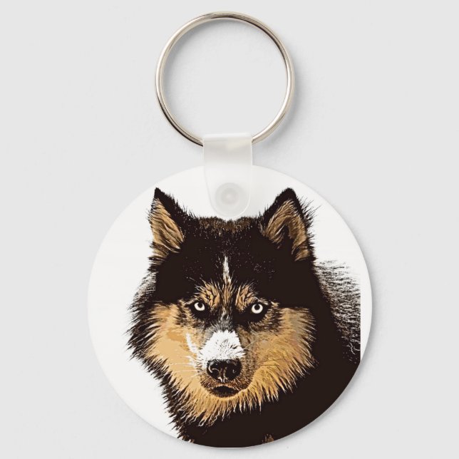 Chaveiro Siberian Husky (Frente)
