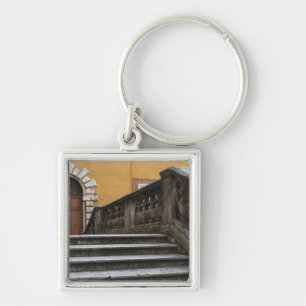Chaveiro Siena, Toscana, Itália - Vista de baixo ângulo de