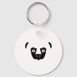 Chaveiro Sifaka Face Silhouette