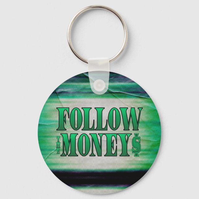 Chaveiro Siga o Dinheiro - Grunge (Frente)
