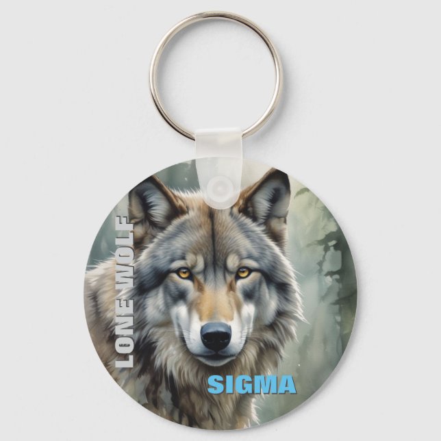 Chaveiro Sigma Male Lone Wolf (Frente)