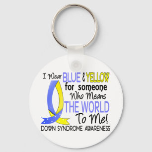 Chaveiro Significa A Síndrome Do Mundo Para Mim Para Baixo