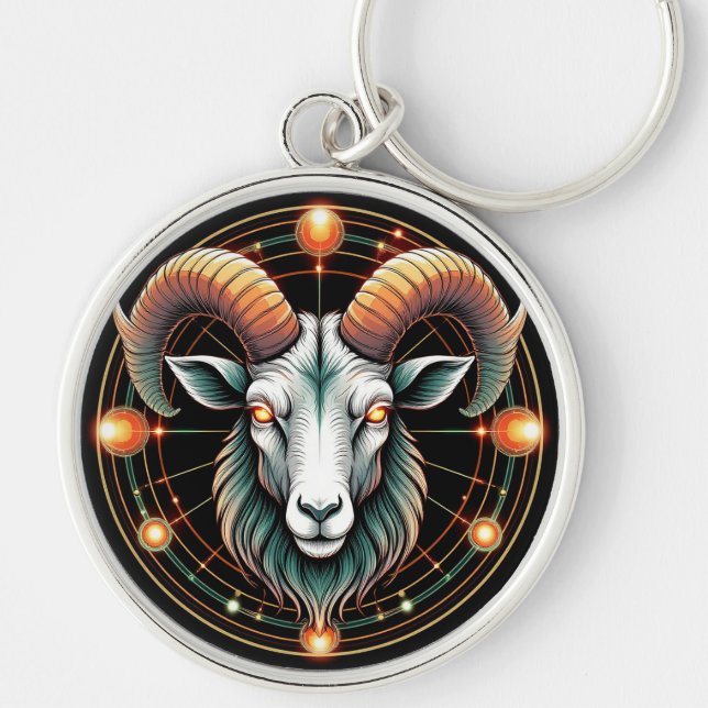 Chaveiro Signo Zodiacal de Áries (Frente)