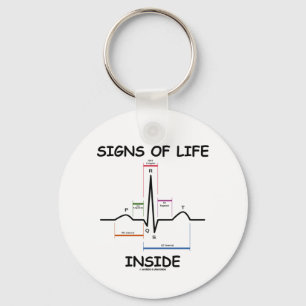 Chaveiro Signs Of Life Inside (ECG/EKG Heartbeat)