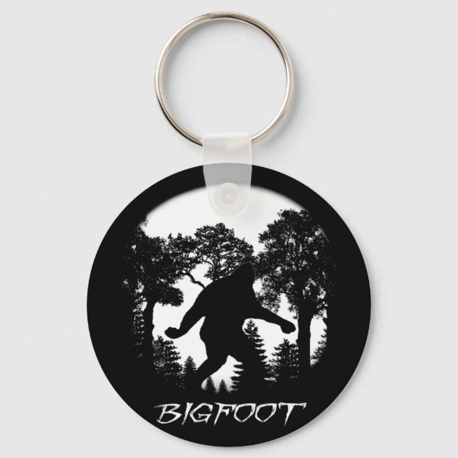 Chaveiro Silhouette Bigfoot (Frente)