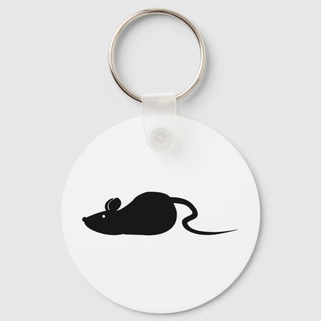 Chaveiro Silhouette do mouse (Frente)