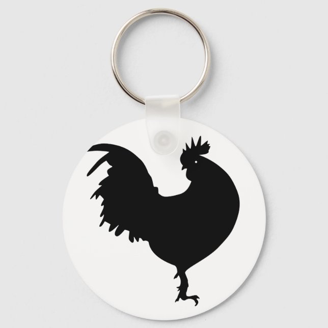 Chaveiro Silhouette Rooster (Frente)