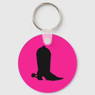 Chaveiro Silhueta Boot Cowboy