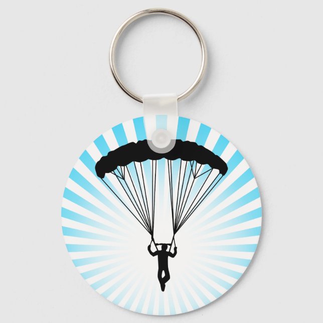 Chaveiro silhueta de skydiver (Frente)