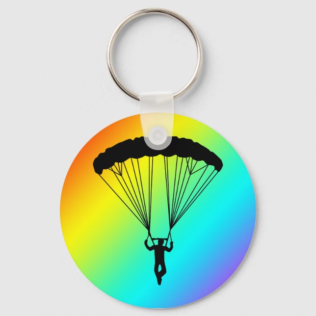 Chaveiro silhueta de skydiver (Frente)