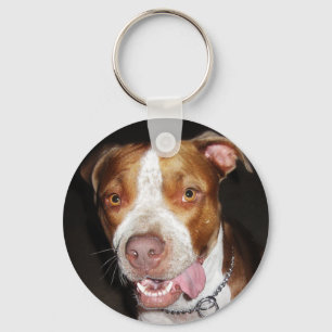 Chaveiro Silly Pitbull Portrait