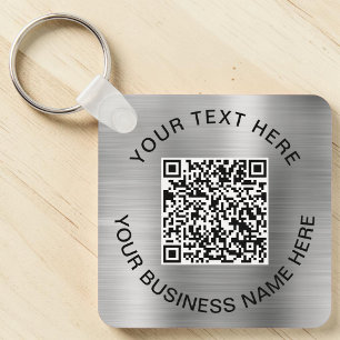 Chaveiro Silver de Promocional de Código QR