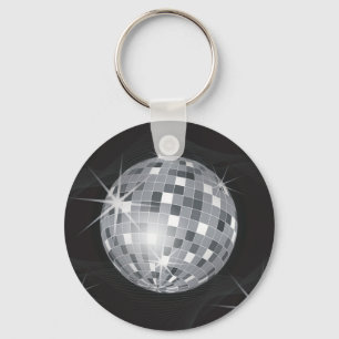 Chaveiro silver disco ball