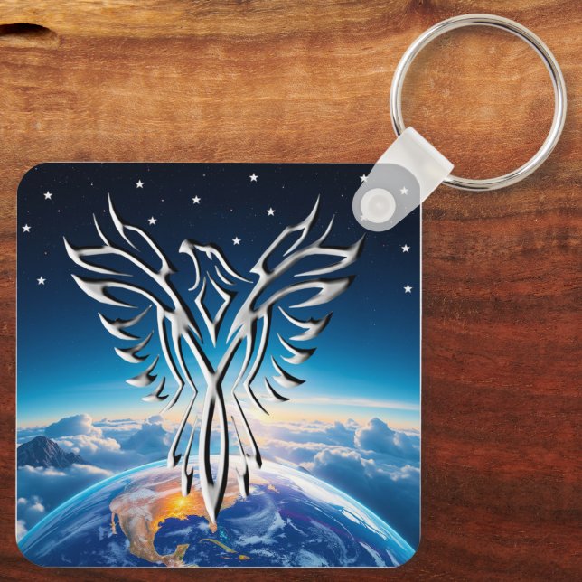 Chaveiro Silver Eagle Sunrise (Verso)
