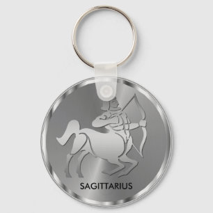 Chaveiro Silver Sagittarius ♐ Arqueiro - Sinal Zodíaco