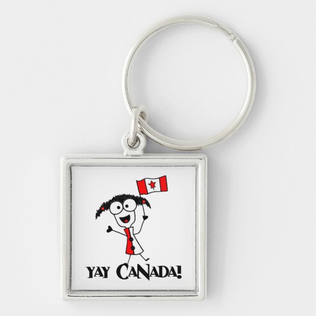 Chaveiro Sim, Canadá! Leychain (Frente)