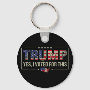 Chaveiro Sim, Eu Votei Neste Trump - Patriótico Político E