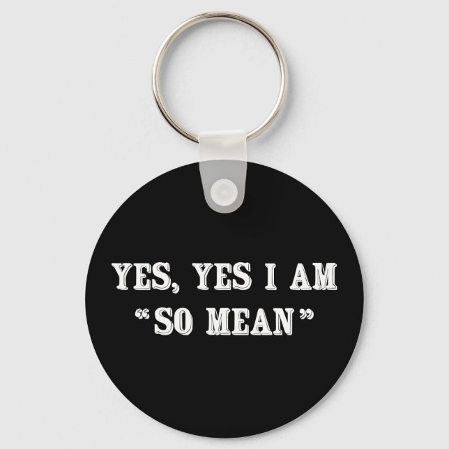 Chaveiro Sim, Sim, Sou "Tão Malvado" (Frente)