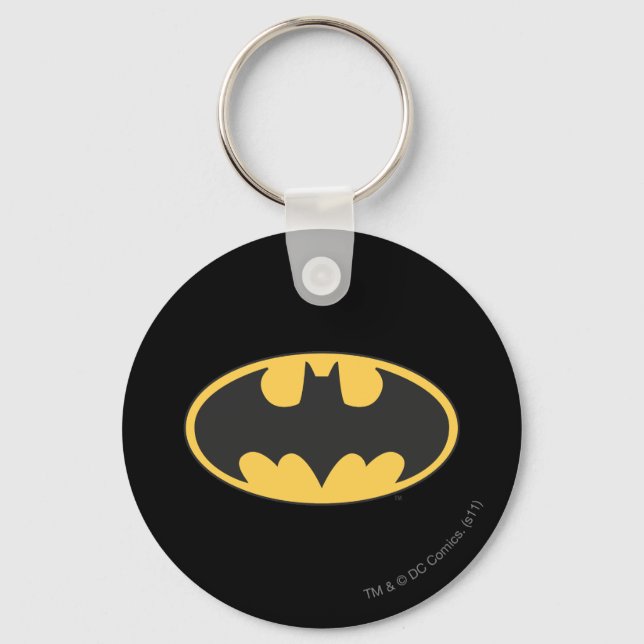 Chaveiro Símbolo Batman | Logotipo Oval (Frente)