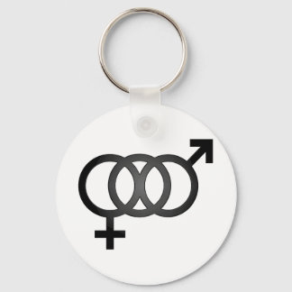 Chaveiro Símbolo Bissexual Negro