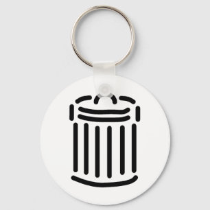 Chaveiro Símbolo Black Trash Can
