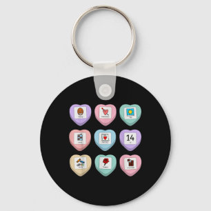Chaveiro Símbolo Candy Heart Pcs Especial de Educação Profe