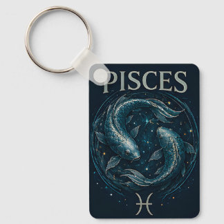 Chaveiro Símbolo Celeste de Astrologia do Peixe de Peixes
