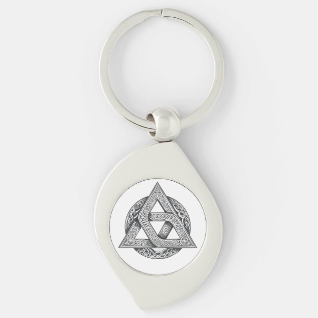 Chaveiro símbolo celta, nó da trindade (Frente)