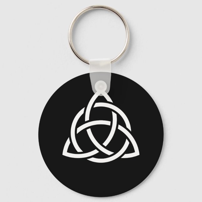 Chaveiro Símbolo Celtic Trinity Knot Triquetra (Frente)