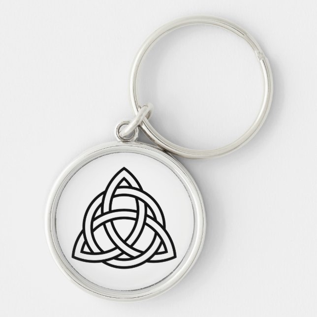 Chaveiro Símbolo Celtic Trinity Knot Triquetra (Frente)