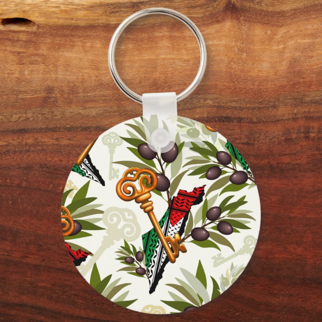 Chaveiro Símbolo chave palestino do direito de retorno (Frente)