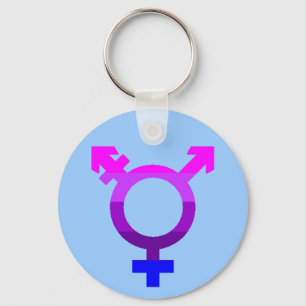 Chaveiro Símbolo da Bandeira Trans 2