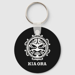 Chaveiro Símbolo da Cultura Maori Kia Ora Feminino Dança Ha