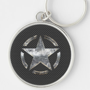Chaveiro Símbolo da estrela em uma decoração do estilo d