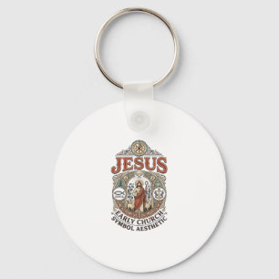 Chaveiro Símbolo da Igreja Primitiva de Jesus Estética Jesu
