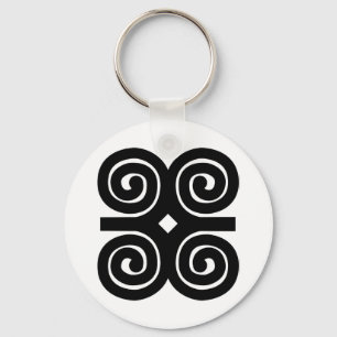 Chaveiro Símbolo de Adinkra da humildade da força   de