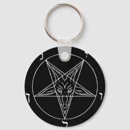 Chaveiro Símbolo de Baphomet
