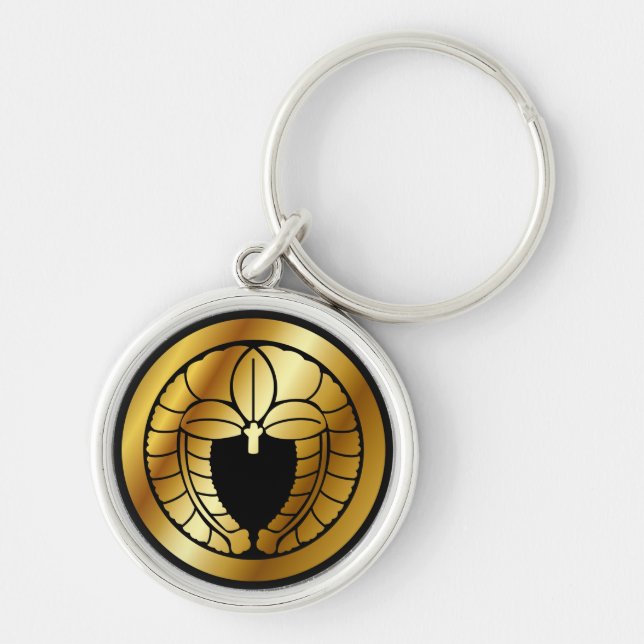 Chaveiro Símbolo de descanso familiar japonês (KAMON) (Frente)