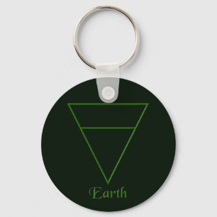 Chaveiro Símbolo de Elemento Terrestre Pagan Falln