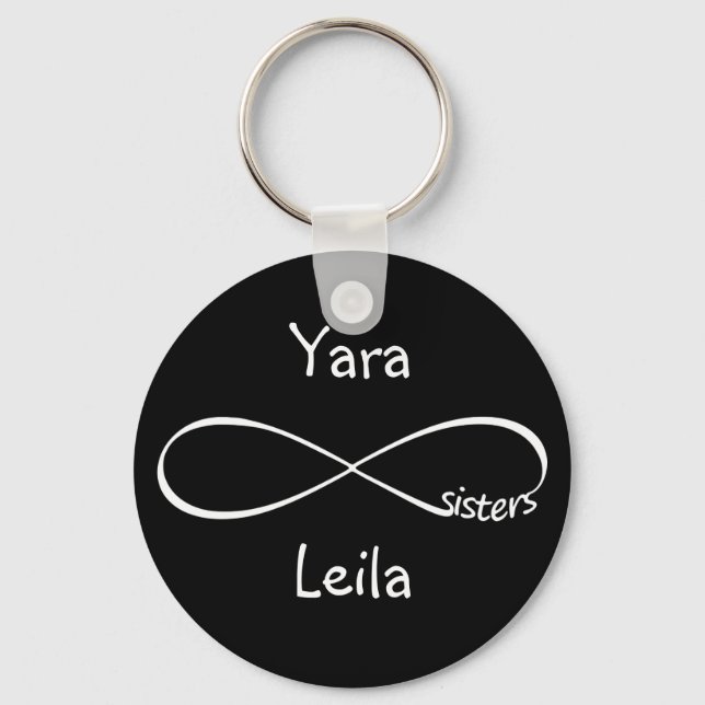 Chaveiro Símbolo de Infinidade de Nomes Personalizados Simp (Frente)