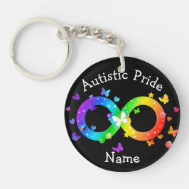 Chaveiro Símbolo de Infinidade do Orgulho Autista