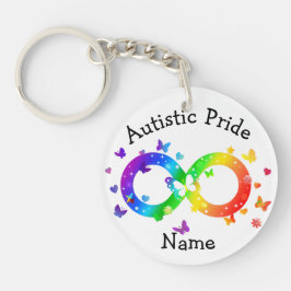 Chaveiro Símbolo de Infinidade do Orgulho Autista